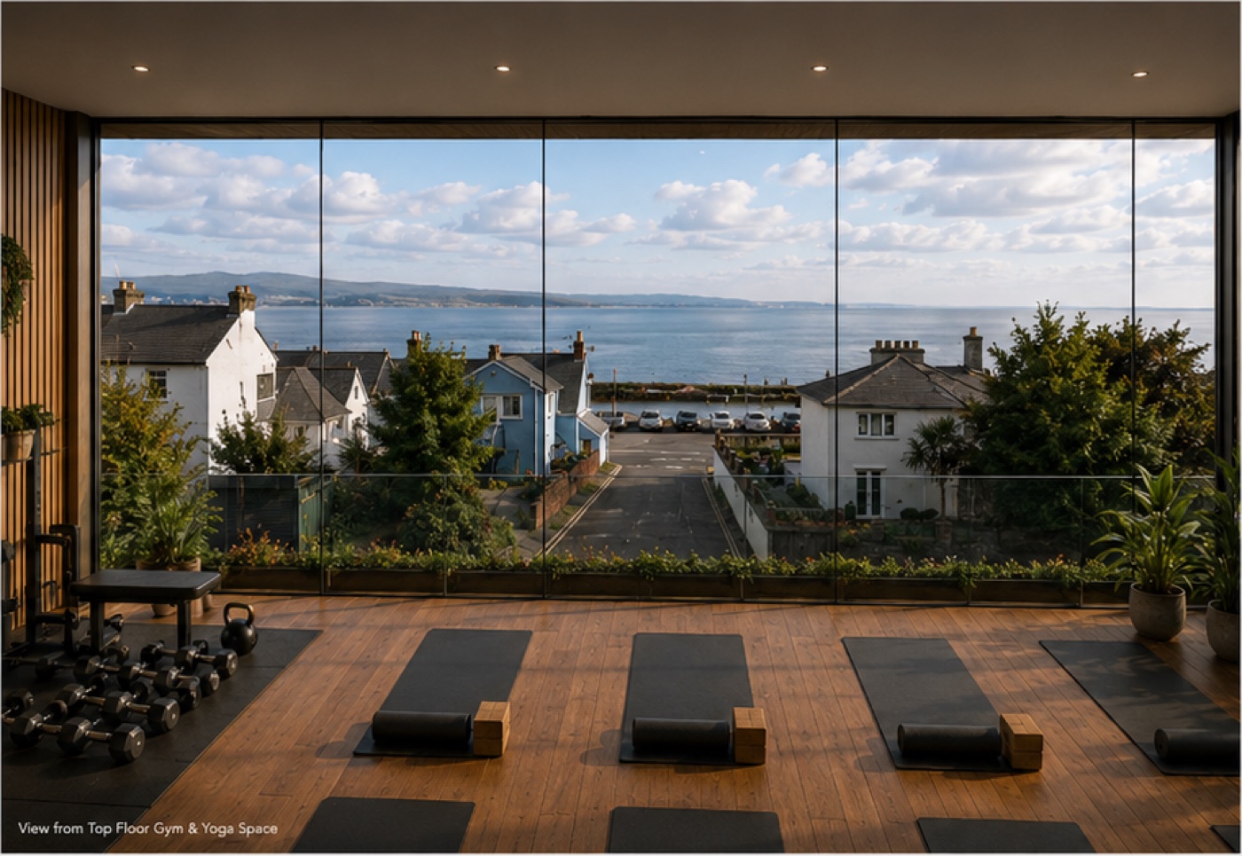 Yoga and wellness studio overlooking Mumbles Bay