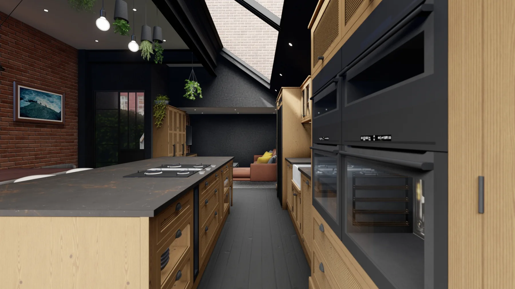 Architectural line-render design study